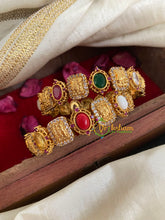 Ram Parivar Navarathna Multicolor Stone Bangles-G5066